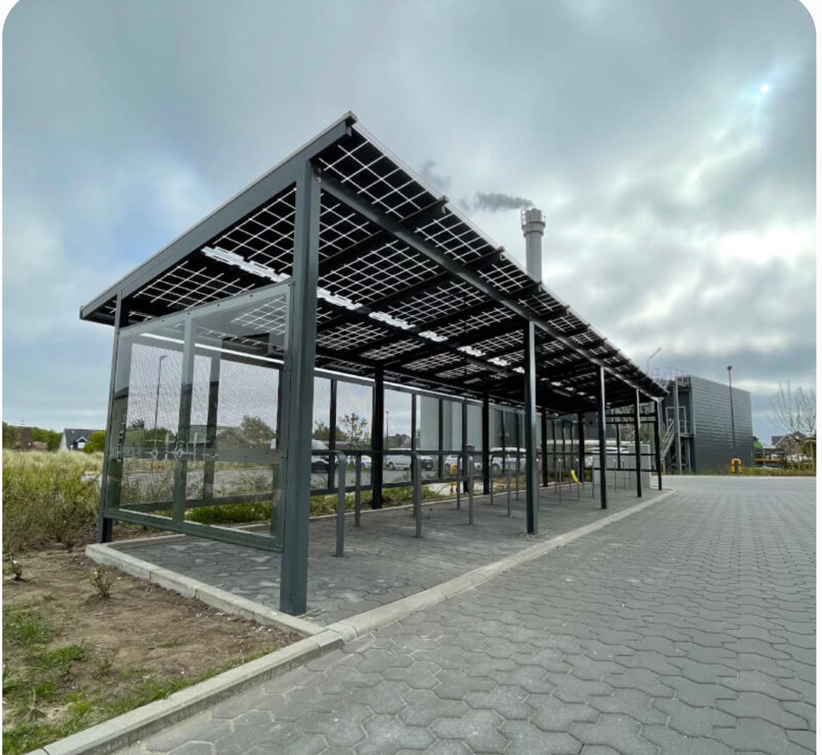 Modern electric vehicle charging station